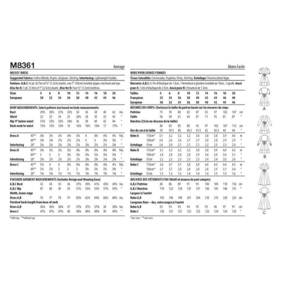 McCalls Sewing Pattern M8361 R11713 Shirt Dress Cut Out Waist Misses Size 12-20 - Picture 2 of 7